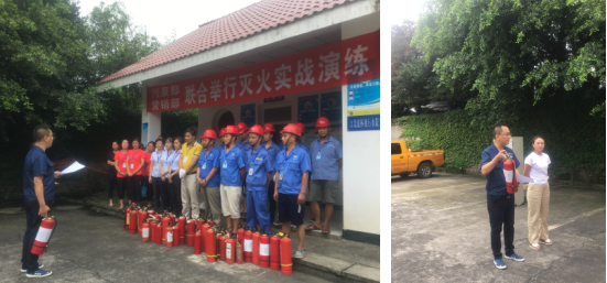 營銷部、污泵部聯(lián)合開展應急滅火實戰(zhàn)演練