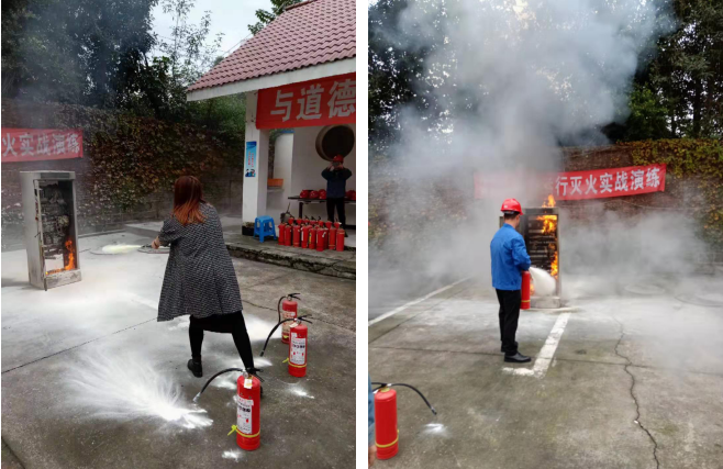 營銷部、污泵部聯(lián)合開展2019年消防實戰(zhàn)演練