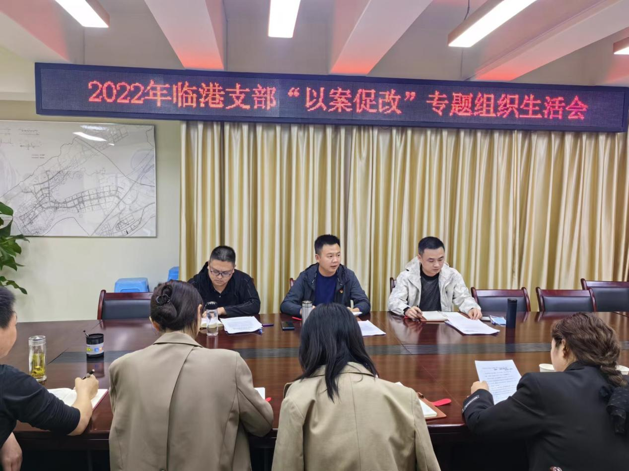 臨港支部召開(kāi)“以案促改”專題組織生活會(huì)